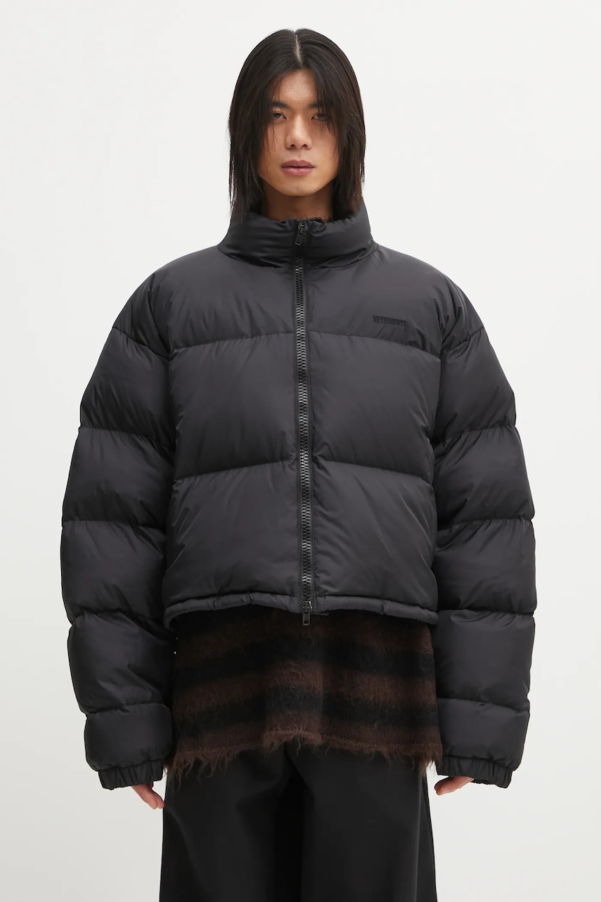 VETEMENTS kurtka puchowa Double Logo Boxy Puffer