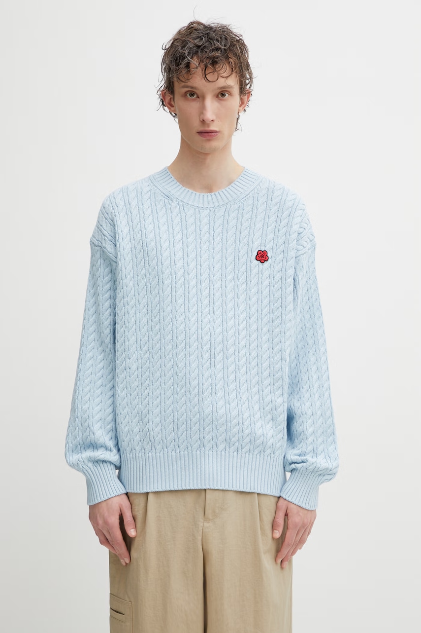 Kenzo sweter z dodatkiem wełny