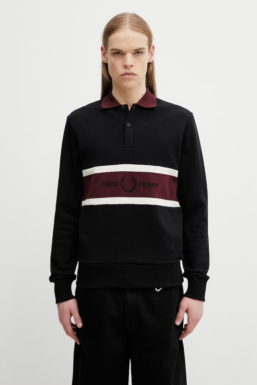 Fred Perry longsleeve bawełniany