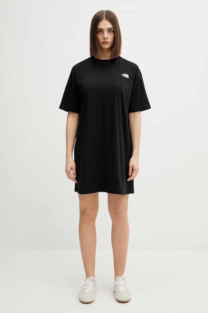 The North Face sukienka bawełniana Evolution Simple Dome
