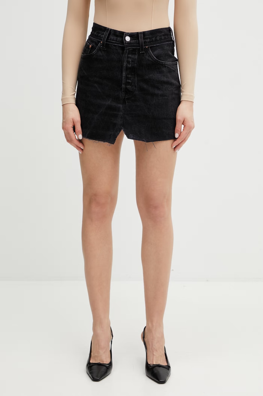 VETEMENTS spódnica jeansowa