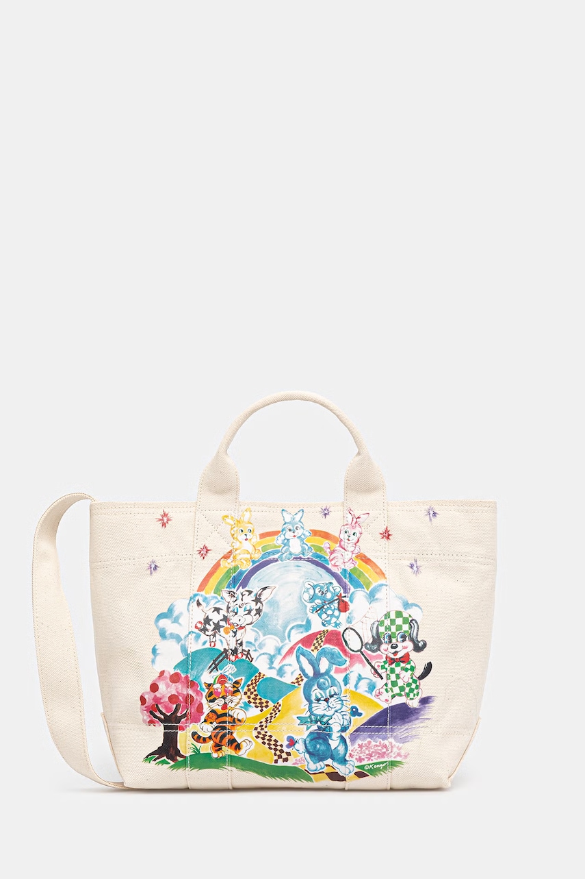 Kenzo torebka bawełniana Shopper/Tote bag
