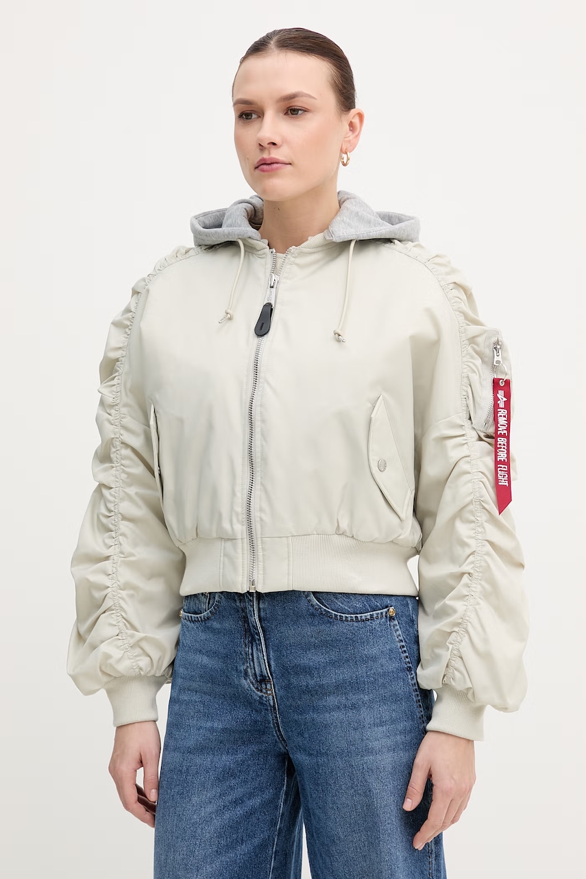 Alpha Industries kurtka Short Hooded Bomber Light W