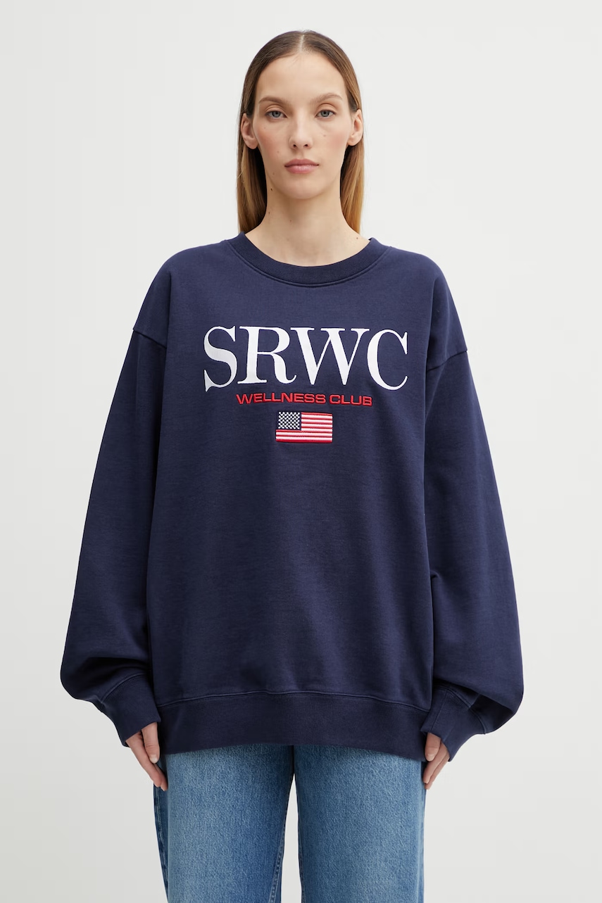 Sporty & Rich bluza bawełniana Nautical Embroidered