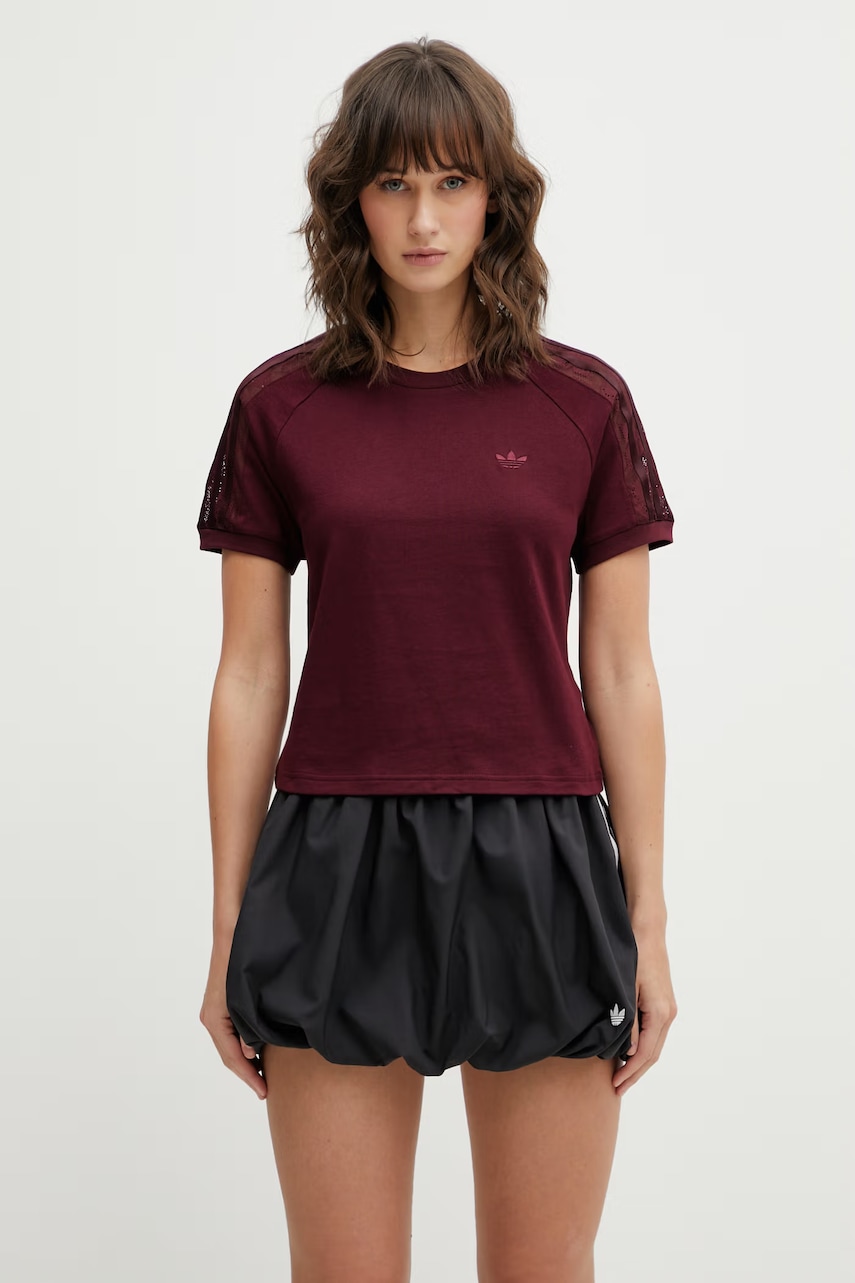 adidas Originals t-shirt bawełniany LACE CALI T