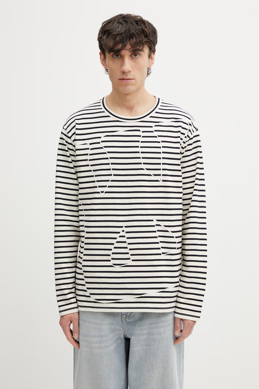 Wales Bonner Crown longsleeve męski bawełniany