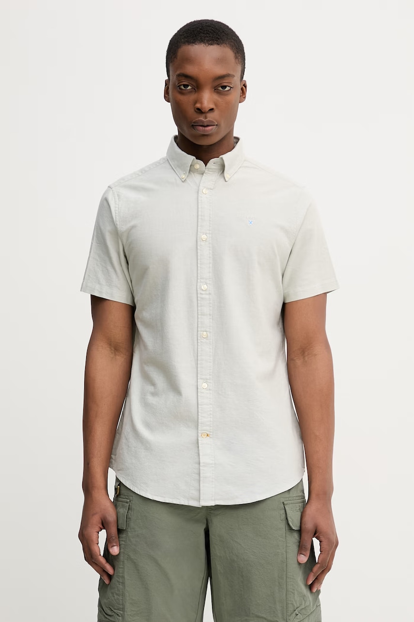 Barbour Oxtown S/S Tailored Shirt koszula oxford bawełniana męska