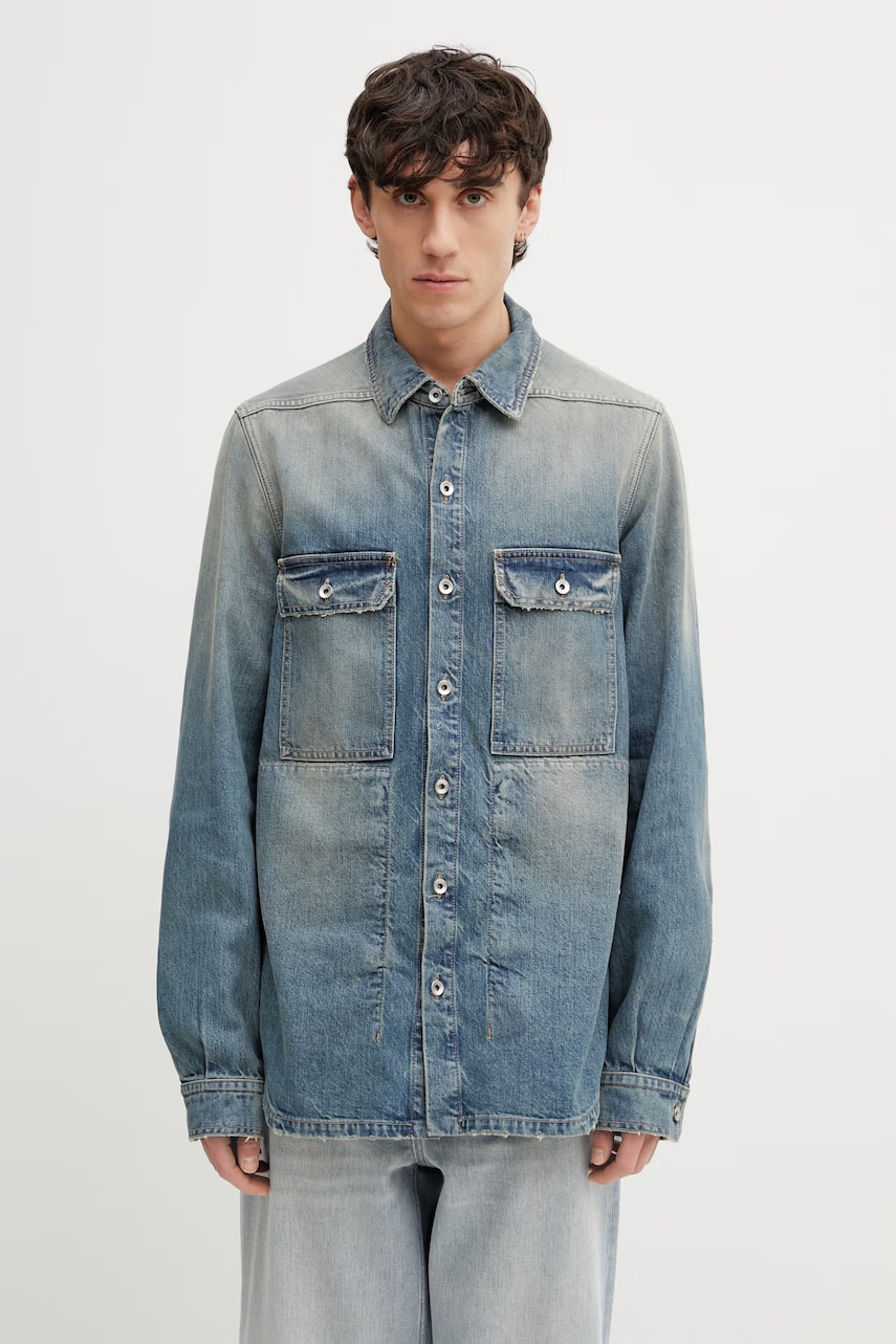 Rick Owens DRKSHDW kurtka jeansowa męska