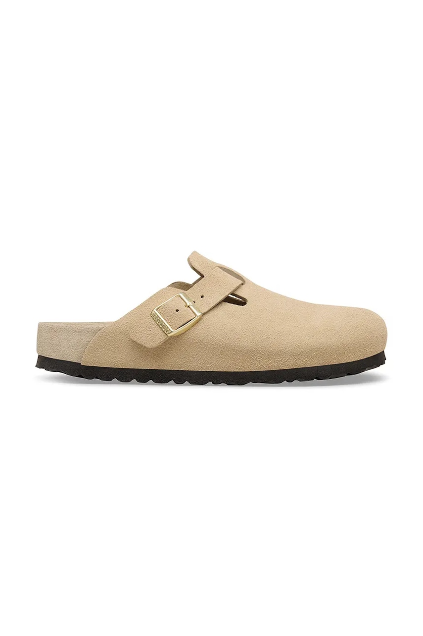 Birkenstock klapki zamszowe Boston EXQ LEVE