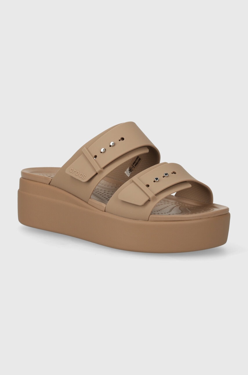 Crocs klapki Brooklyn Low Wedge Sandal