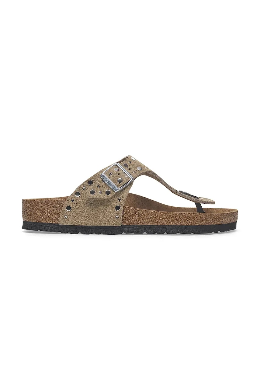 Birkenstock klapki zamszowe Gizeh Rivet