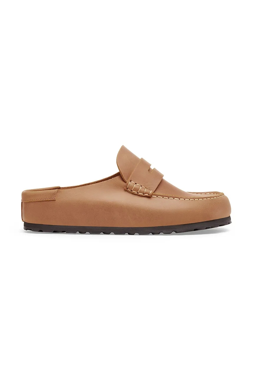 Birkenstock klapki nubukowe Naples