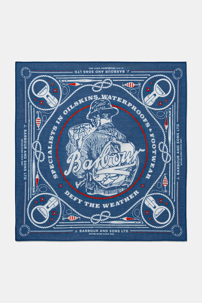 Barbour MAC0488BU95 bandana bawełniana męska