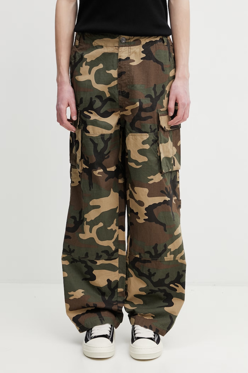 Alpha Industries Ripstop Patchwork spodnie cargo bawełniane męskie