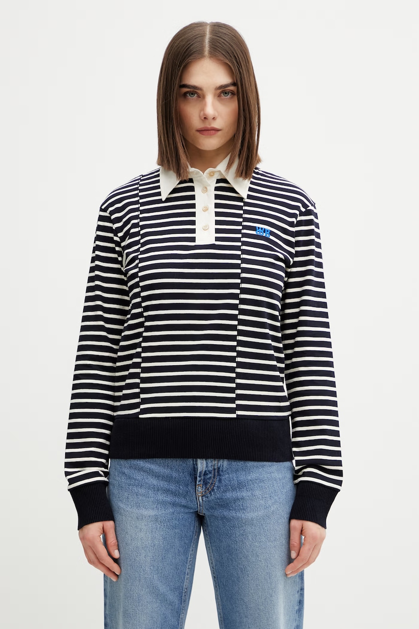 Wales Bonner longsleeve damski bawełniany Reflect
