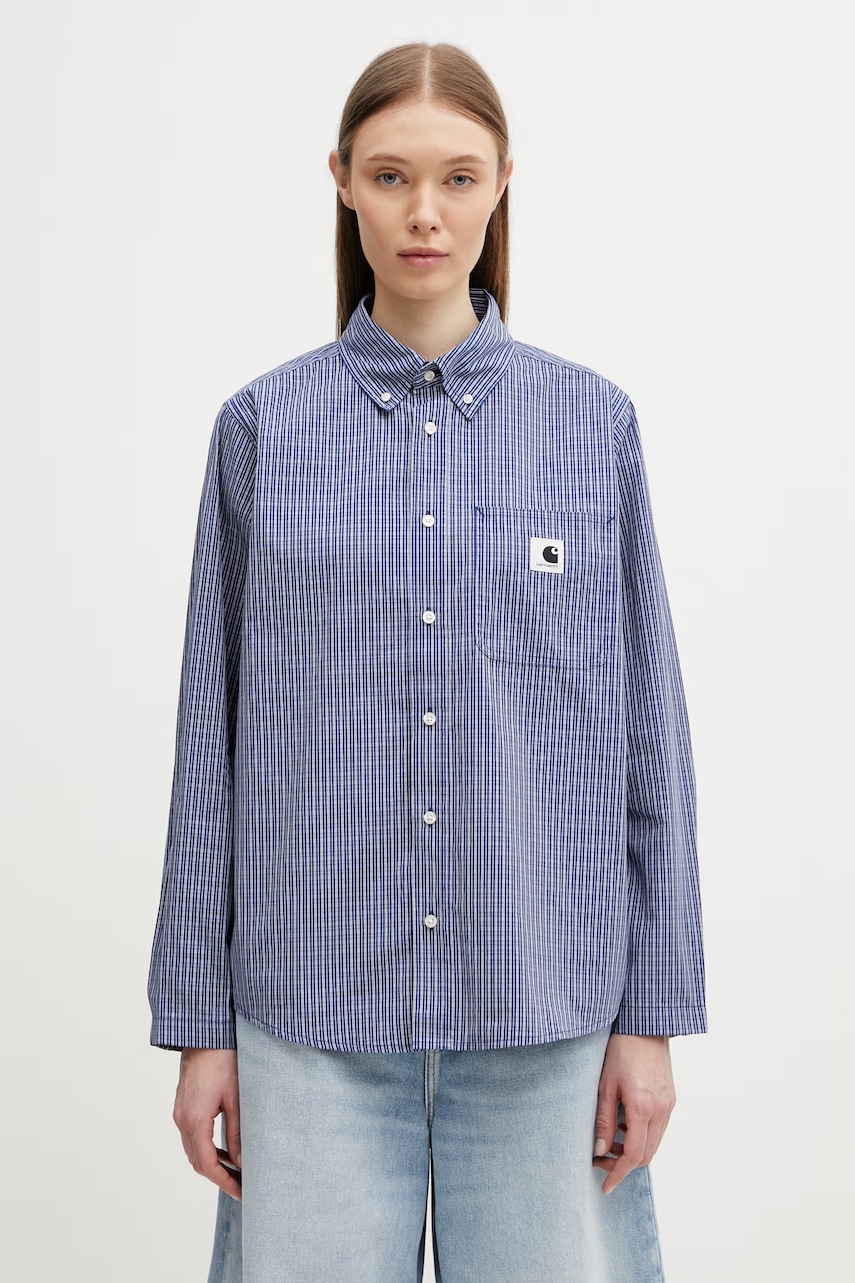 Carhartt WIP W' L/S Groff Shirt koszula bawełniana damska