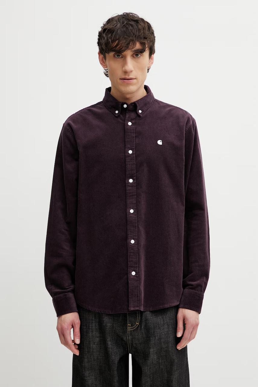Carhartt WIP L/S Madison Fine Cord Shirt koszula bawełniana męska