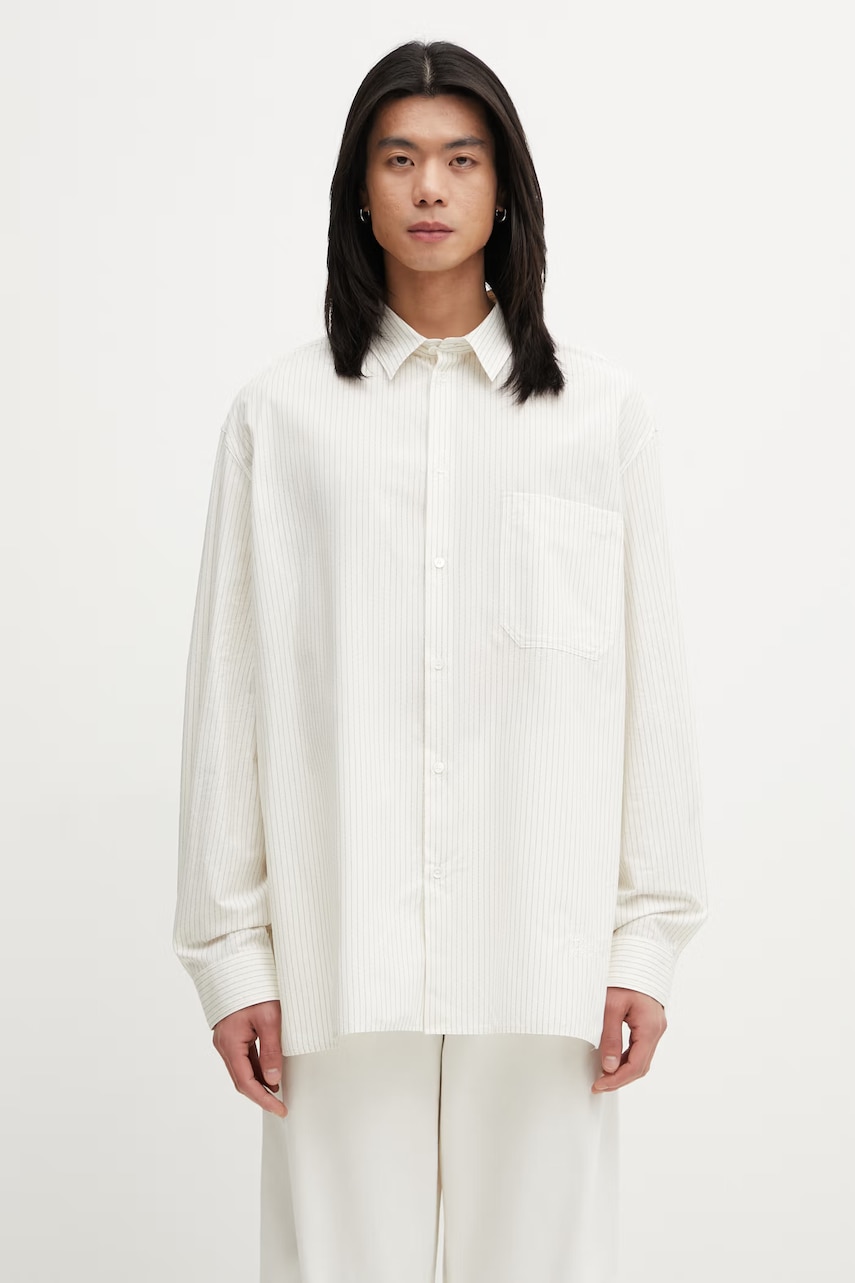 Maison Kitsuné koszula bawełniana męska