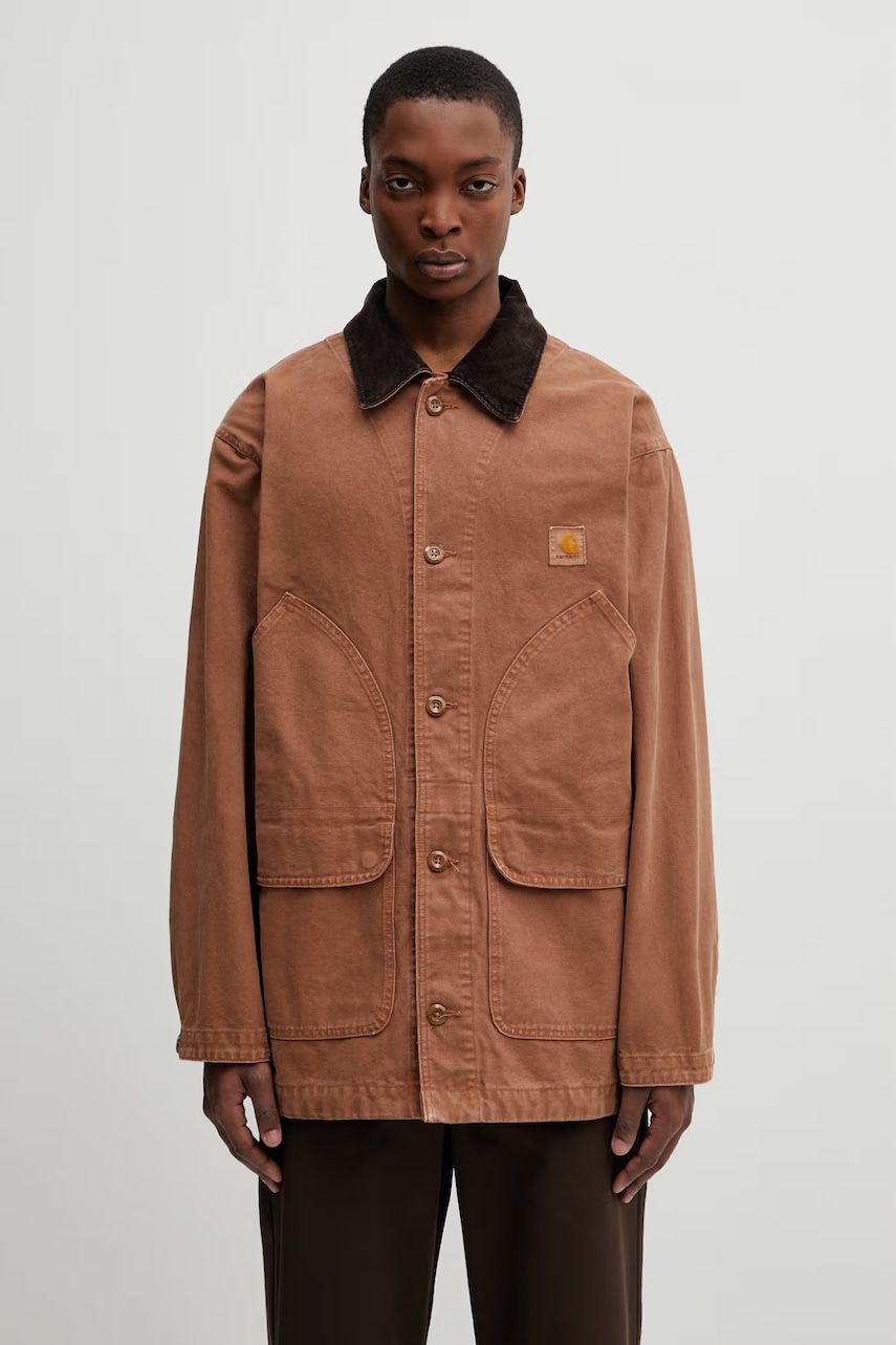 Carhartt WIP Prescott Coat kurtka jeansowa bawełniana męska