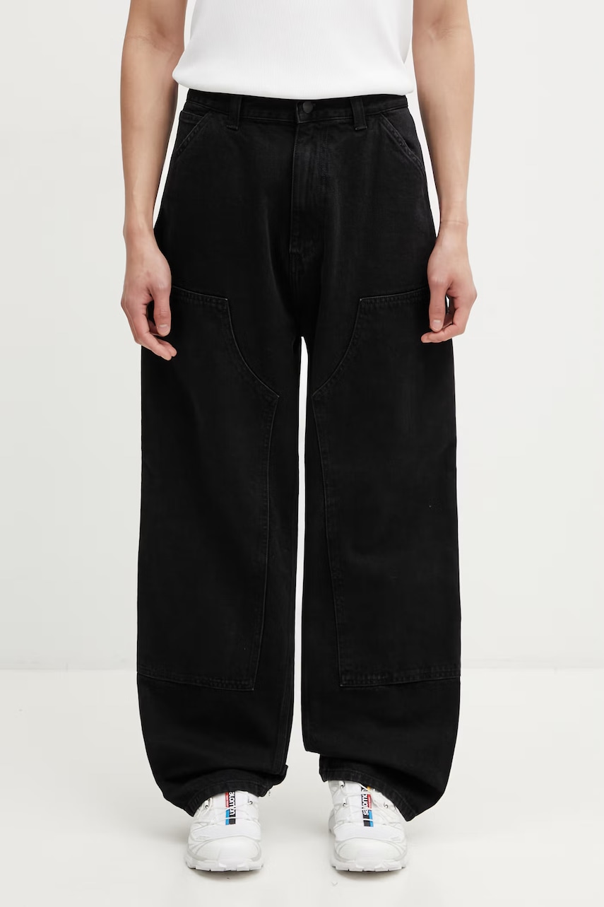 Carhartt WIP OG Double Knee Pant spodnie boyfriend bawełniane męskie