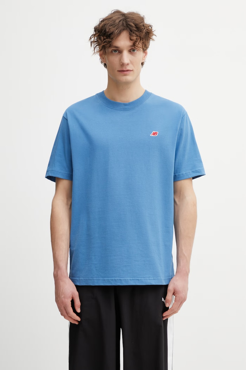 New Balance Made in USA t-shirt basic bawełniany męski