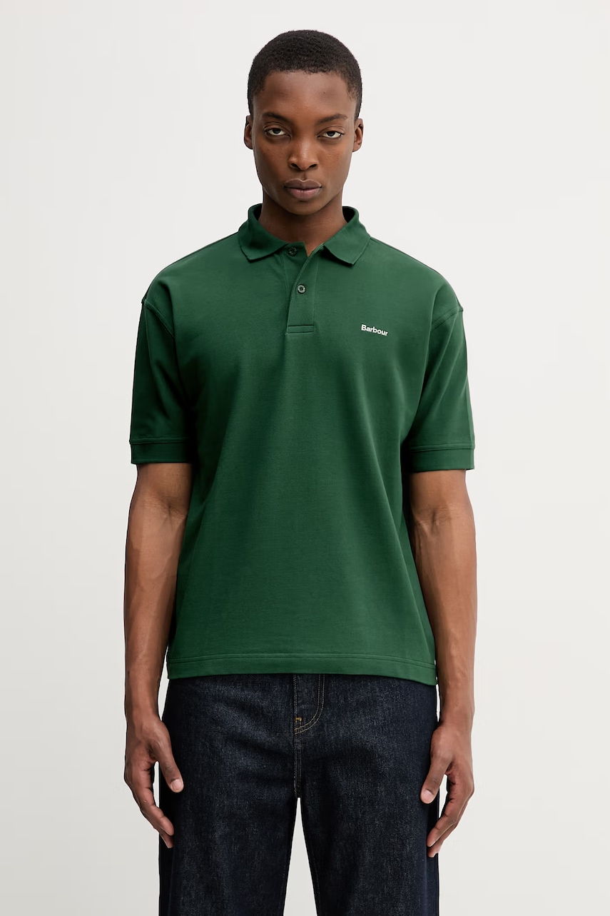 Barbour MML1469GN18 polo bawełniane męskie