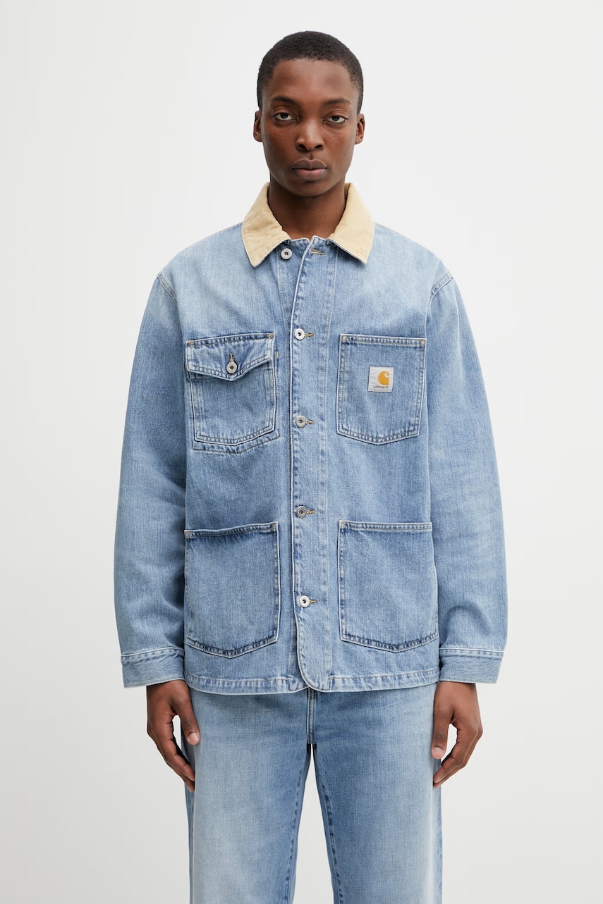 Carhartt WIP Warren Chore Coat kurtka jeansowa męska