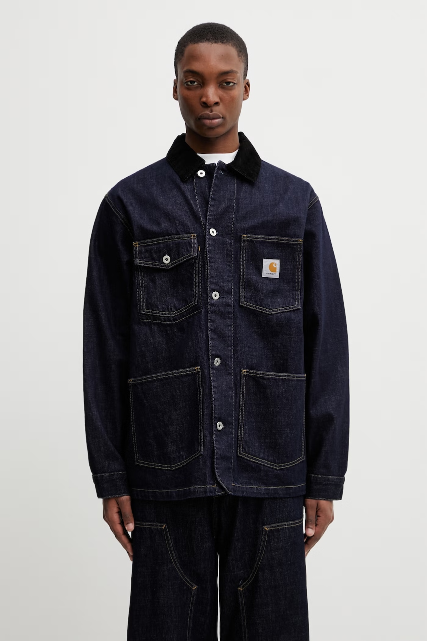 Carhartt WIP Warren Chore Coat kurtka jeansowa męska