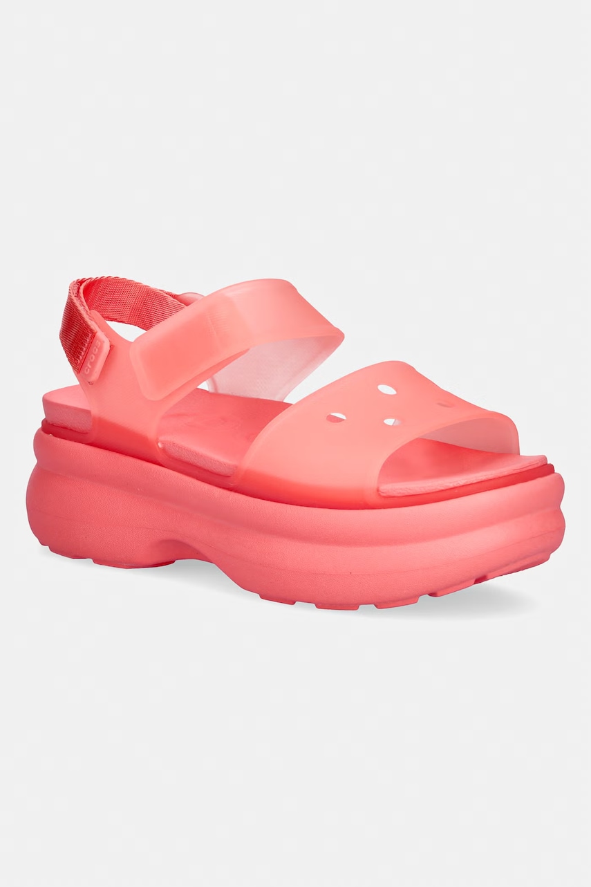 Crocs Soho Frosted Y Strap Sandal sandały na platformie damskie
