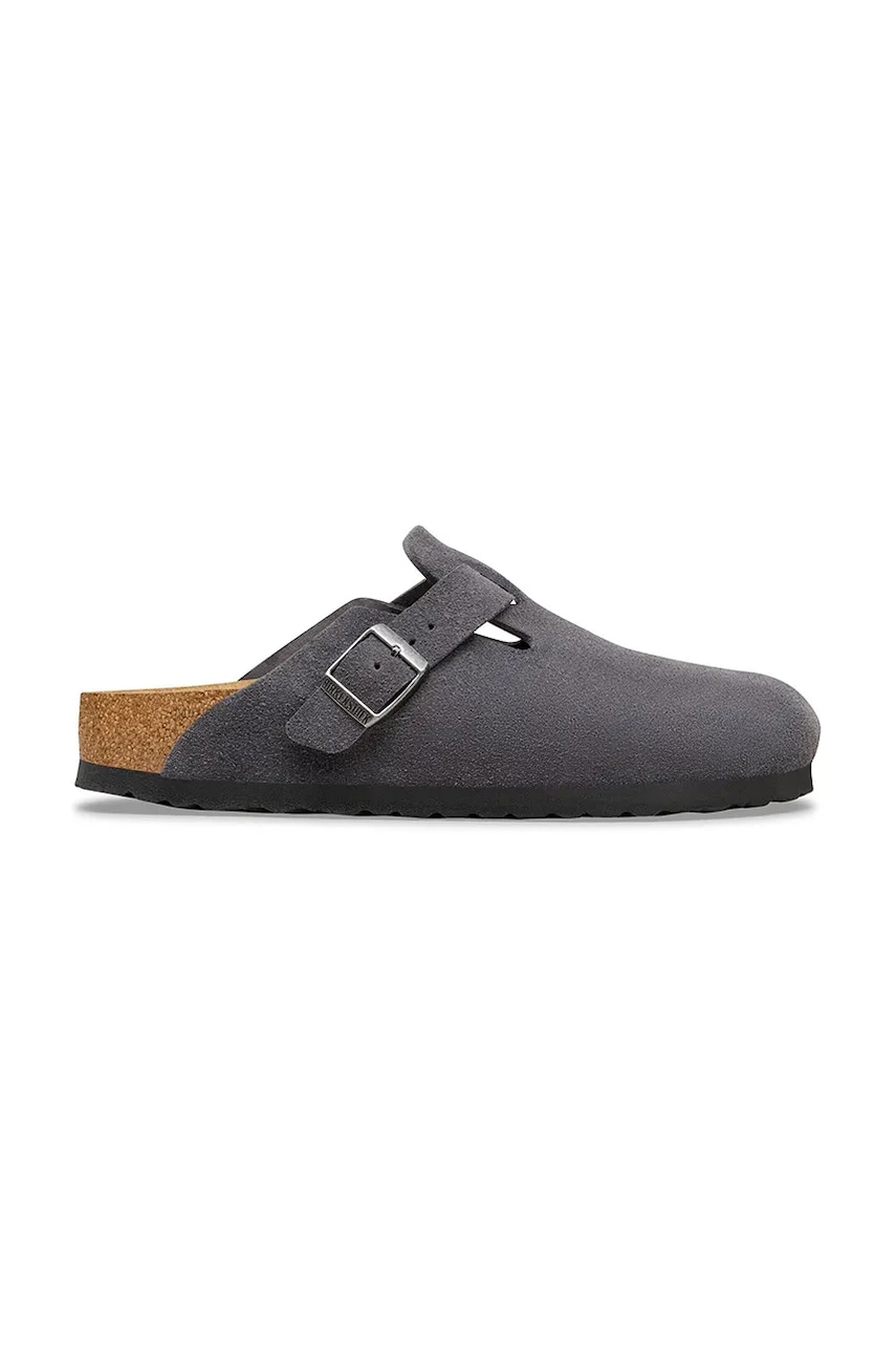 Damskie Birkenstock klapki zamszowe Boston