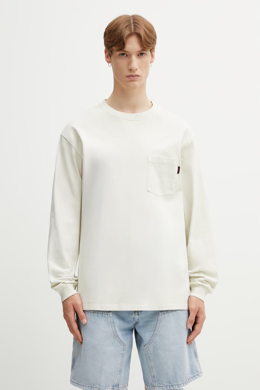 Gramicci L/S POCKET TEE PIGMENT DYED longsleeve męski bawełniany