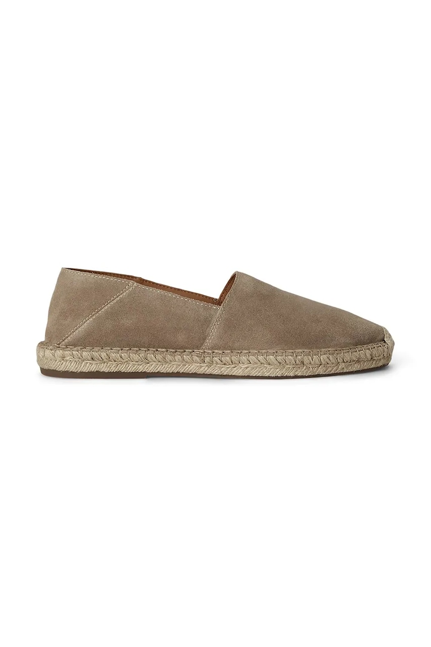 Polo Ralph Lauren SUEDE-CEVIO espadryle espadrylowe męskie skórzane