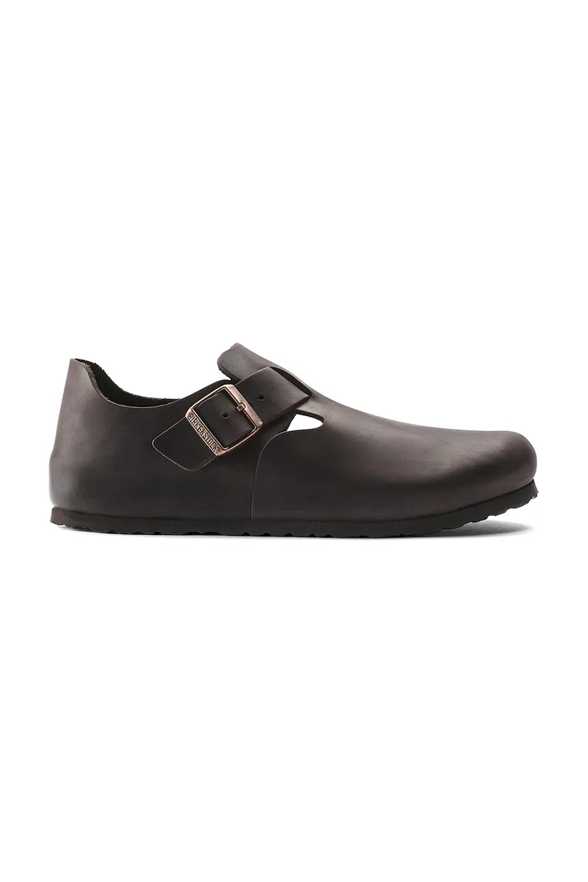 Birkenstock London buty z zakrytymi palcami damskie skórzane