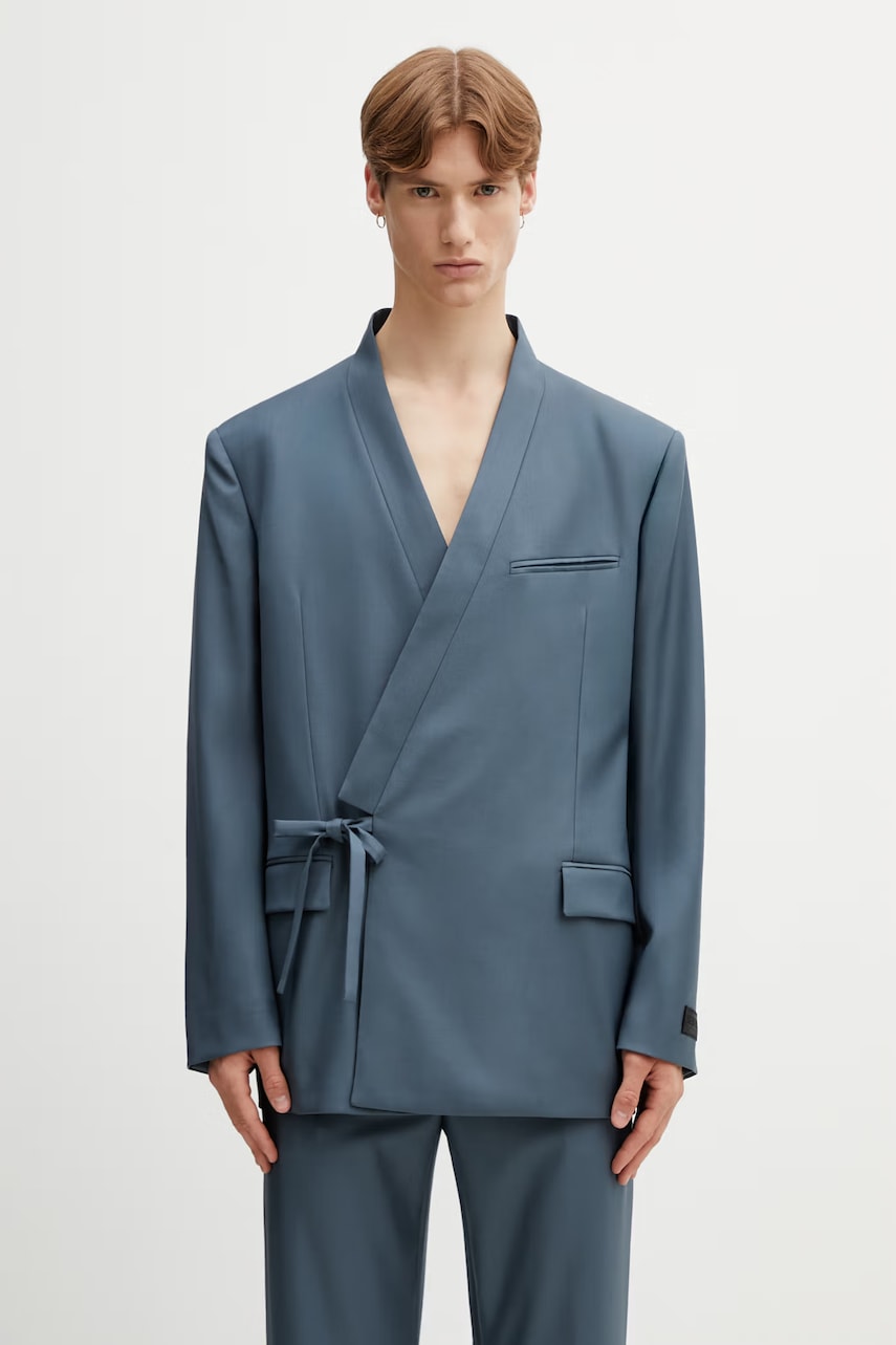Kenzo Blazer / Gilet marynarka wełniana męska