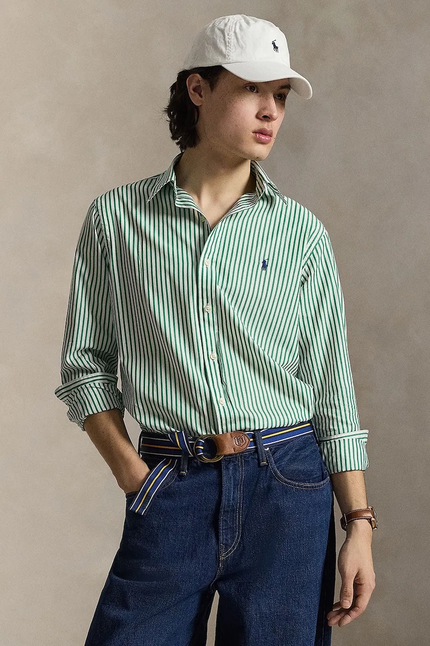 Polo Ralph Lauren WASHED BROADCLOTH-WVN-SHIRT koszula bawełniana męska