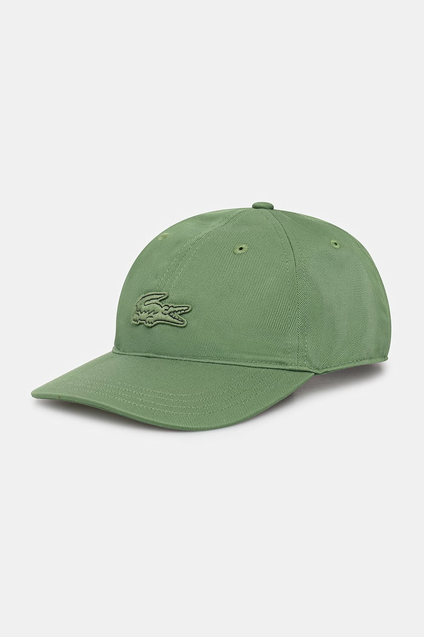 Lacoste czapka z daszkiem bawełniana