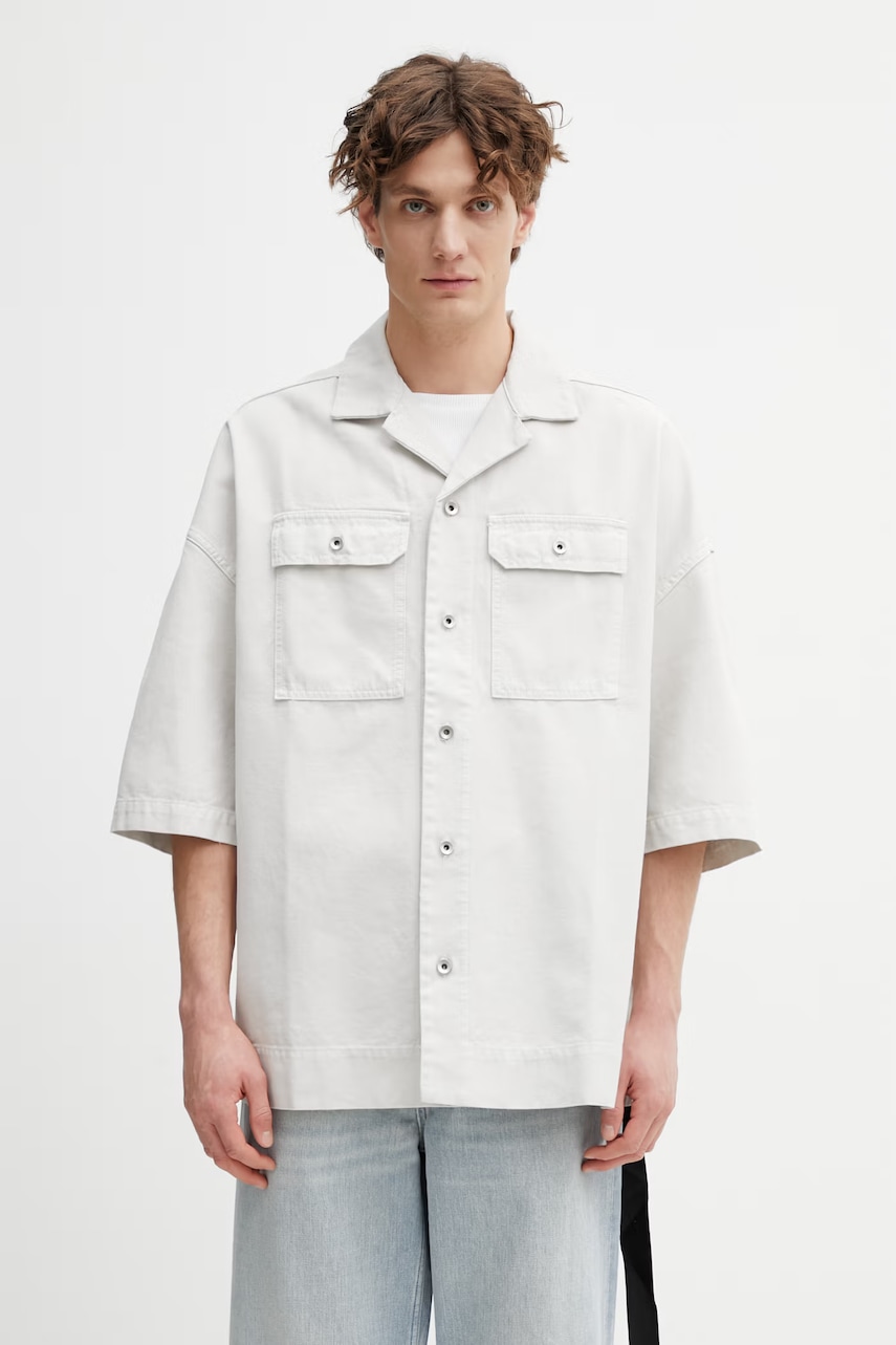 Rick Owens DRKSHDW Magnum Tommy koszula bawełniana męska