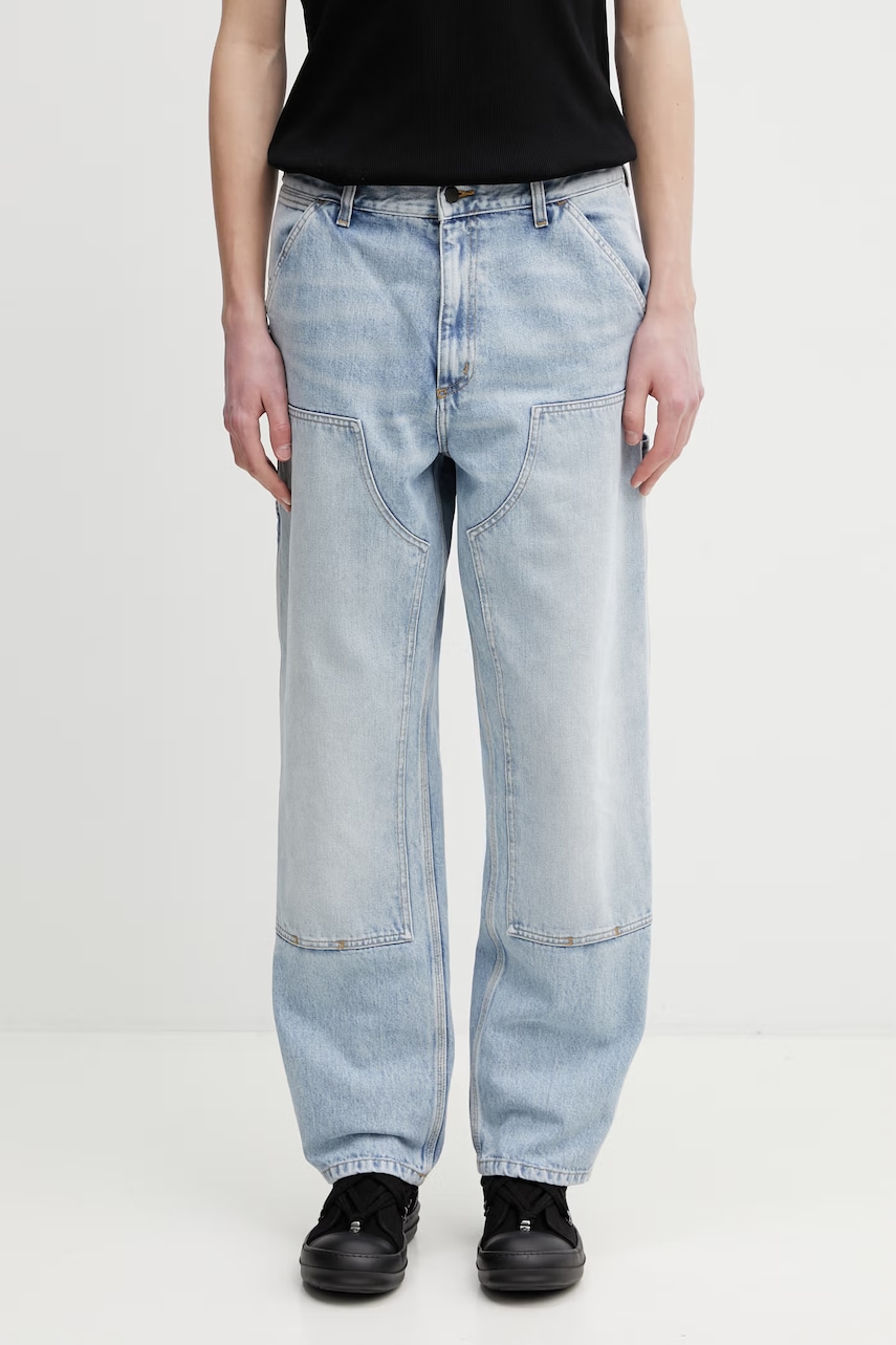 Carhartt WIP Double Knee Pant jeansy relaxed fit męskie