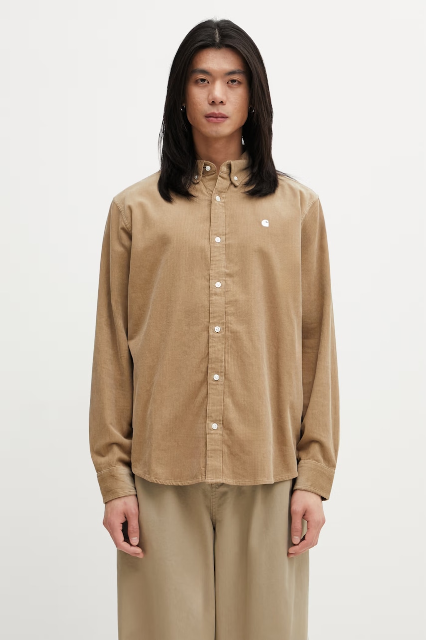 Carhartt WIP L/S Madison Fine Cord Shirt koszula bawełniana męska