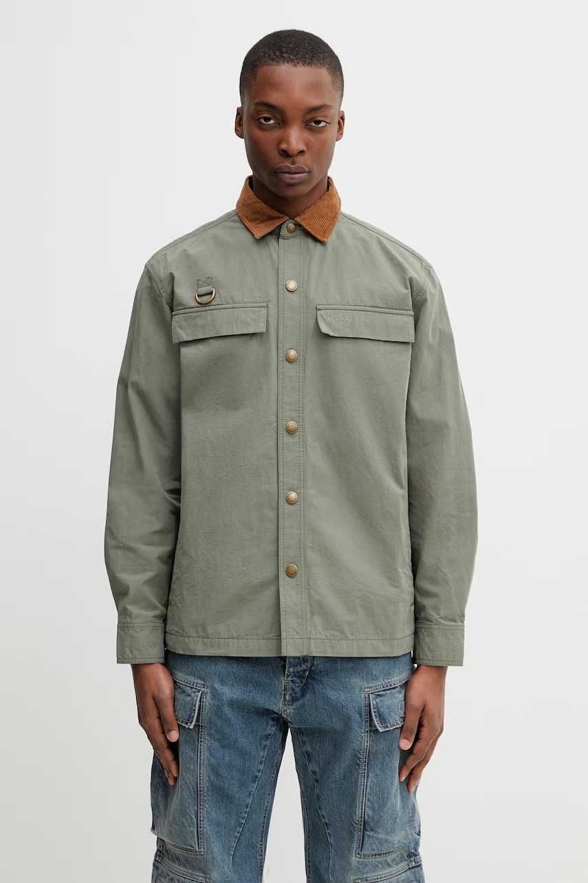 Barbour MOS0460OL52 krótka kurtka bawełniana męska