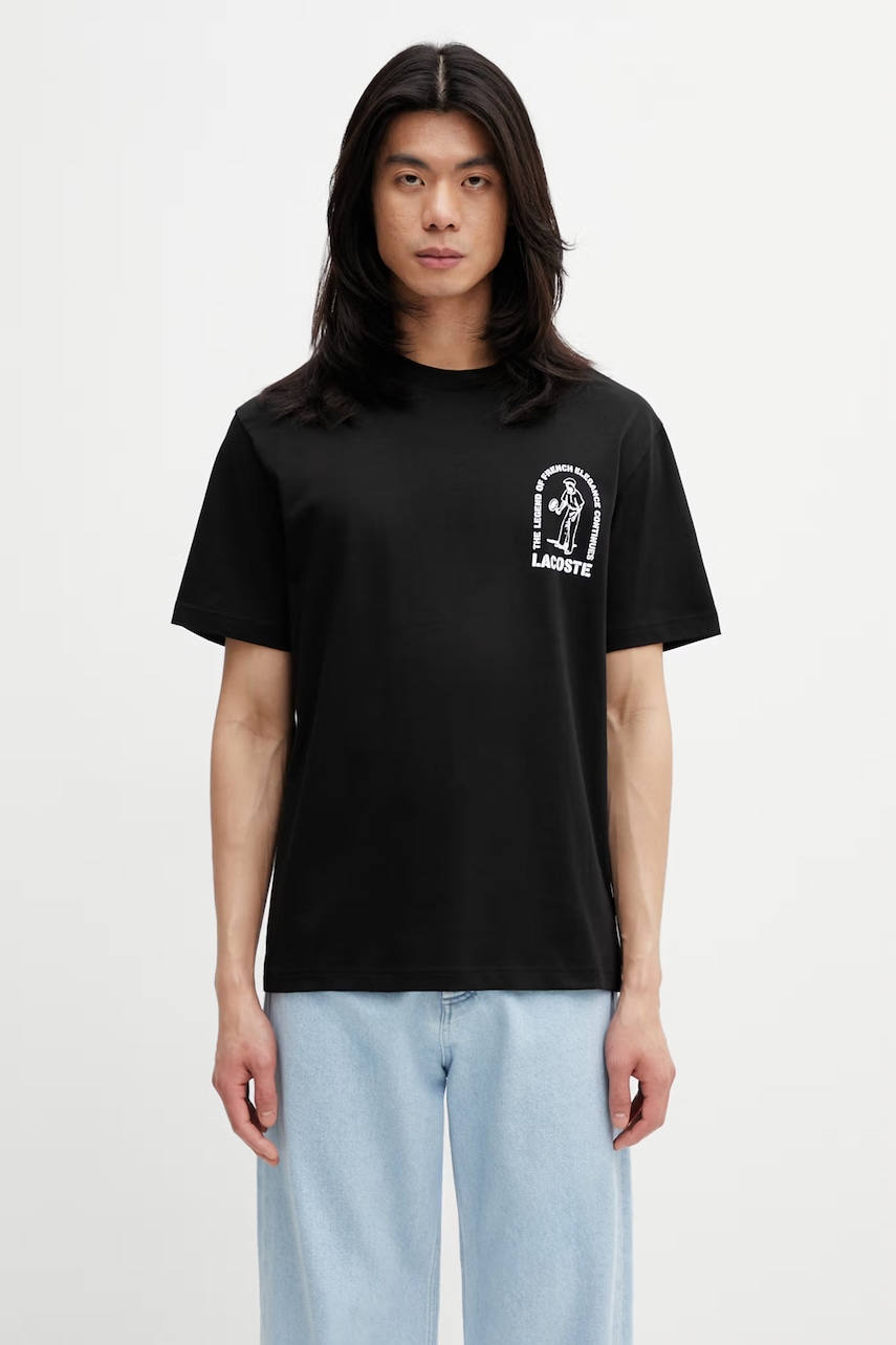 Lacoste T-shirt bawełniany męski