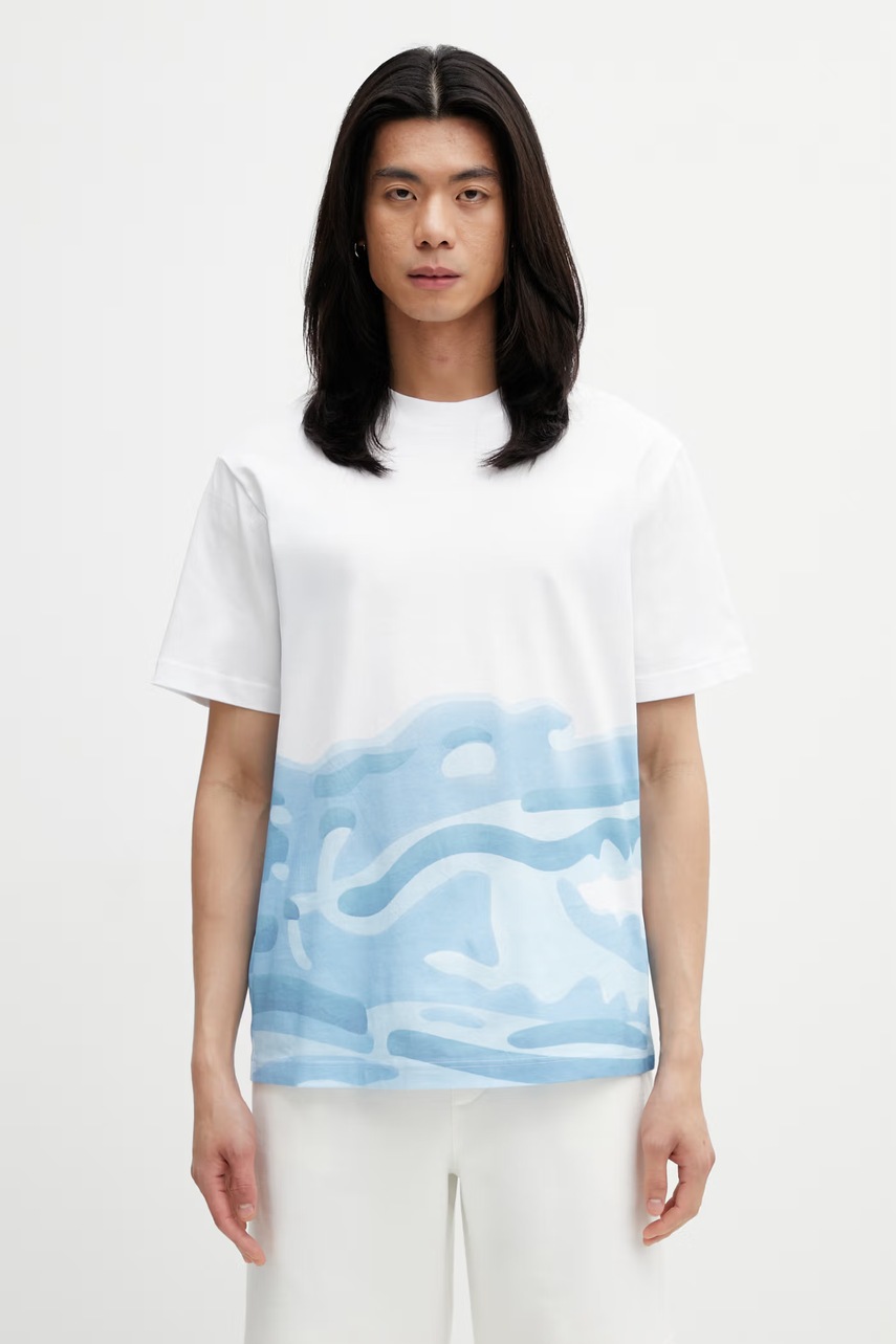 Lacoste T-shirt bawełniany męski