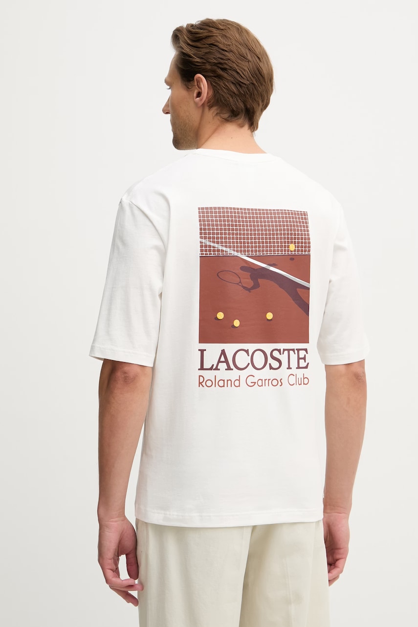 Lacoste T-shirt bawełniany męski