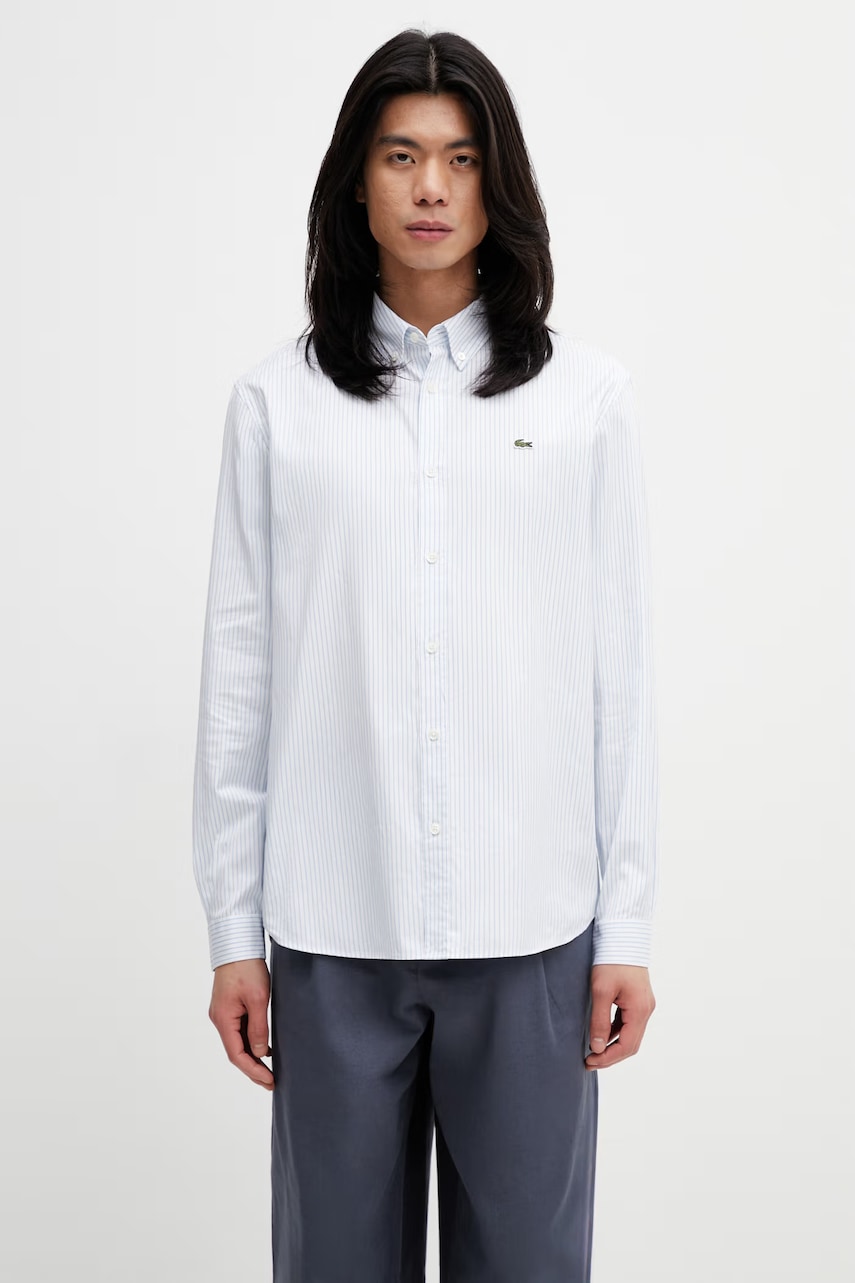 Lacoste koszula bawełniana męska