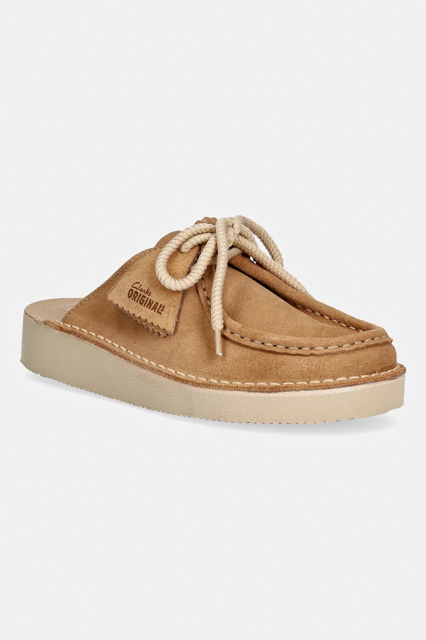 Clarks Originals NomadMule 2026 klapki damskie zamszowe