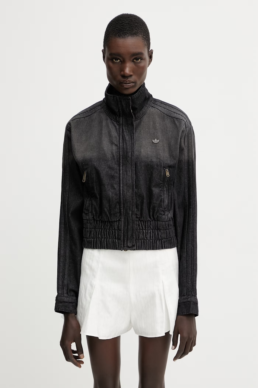 adidas Originals P ESS DENIM TT kurtka jeansowa damska bawełniana