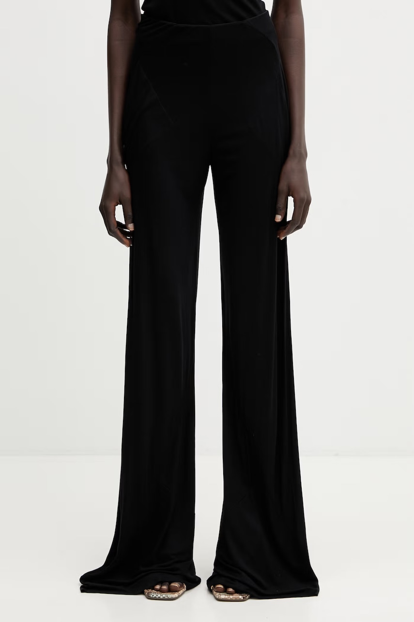 Rick Owens Lilies Bias spodnie damskie z wiskozy