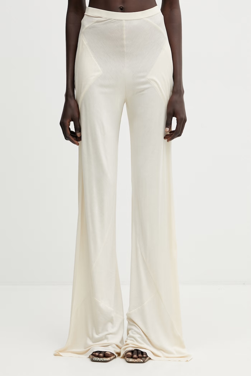 Rick Owens Lilies Bias spodnie z wiskozy damskie