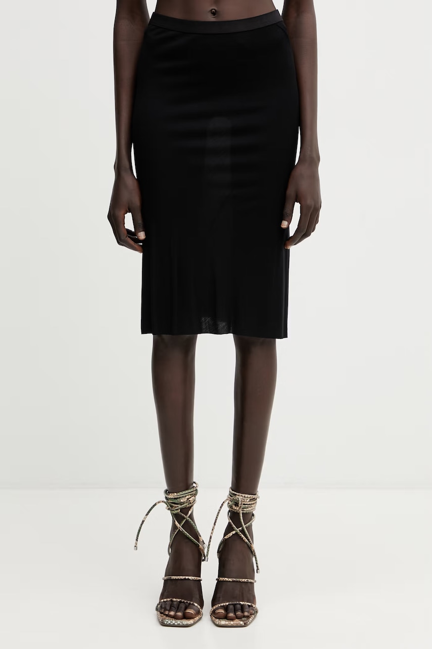 Rick Owens Lilies spódnica z wiskozy