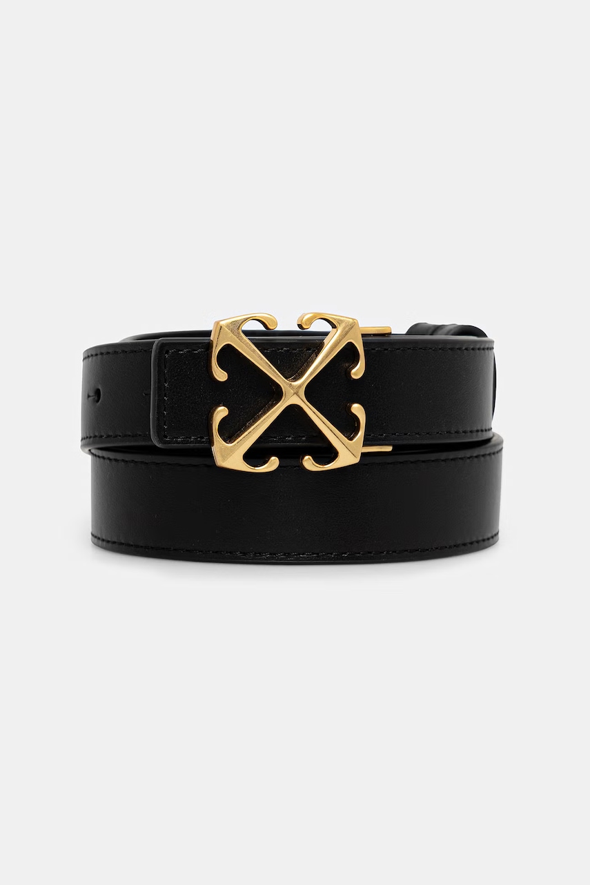 Off-White pasek damski skórzany